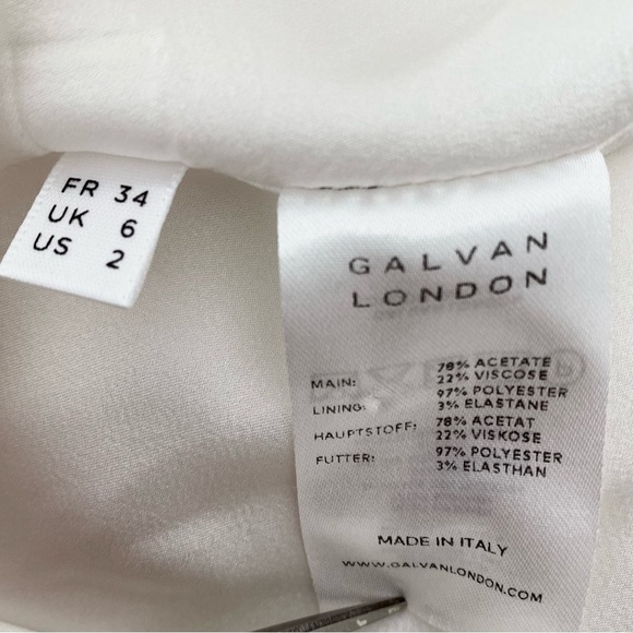 Galvan, Sienna Crepe Halterneck Gown - Picture 13 of 14